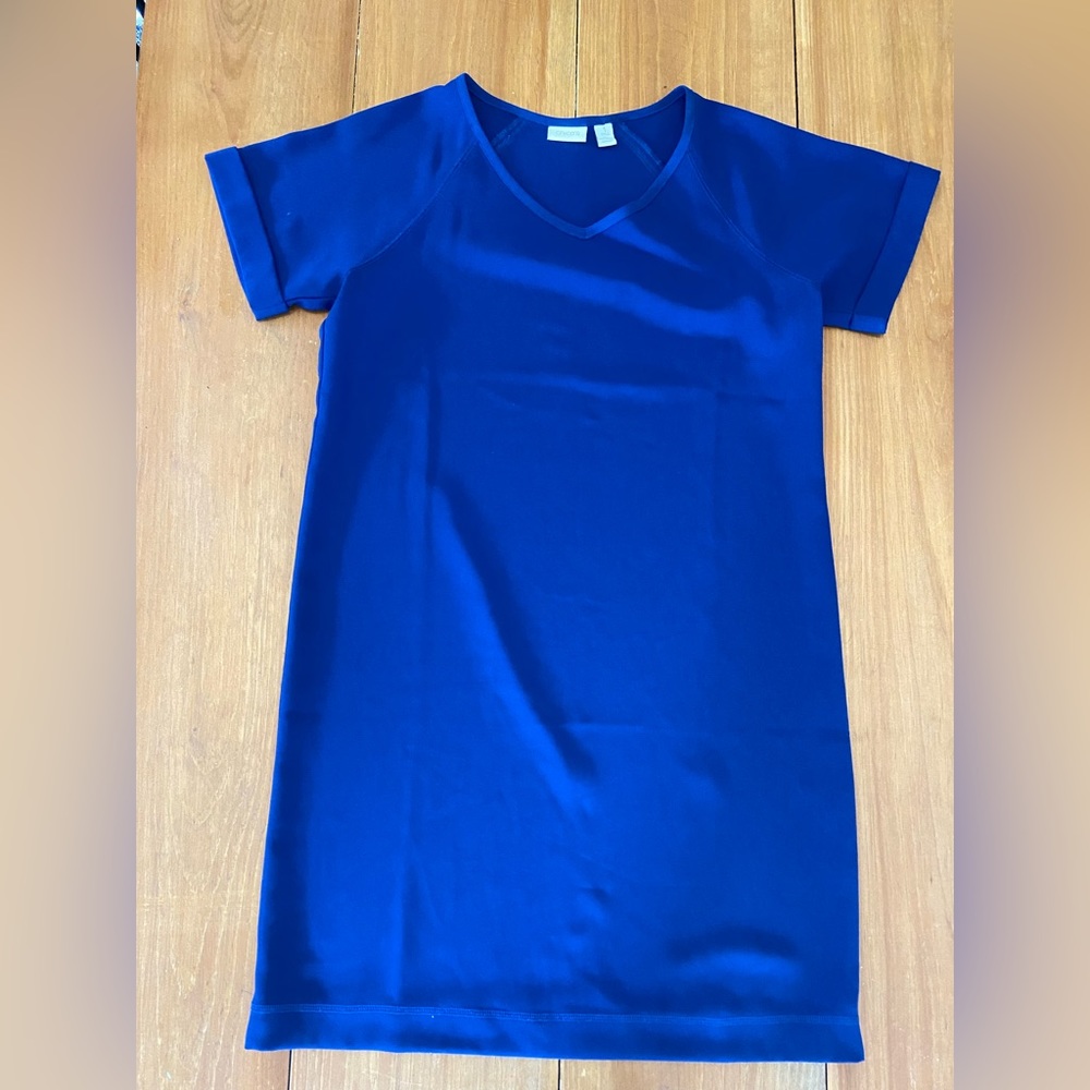 Blue Chico’s short sleeve dress, size 1